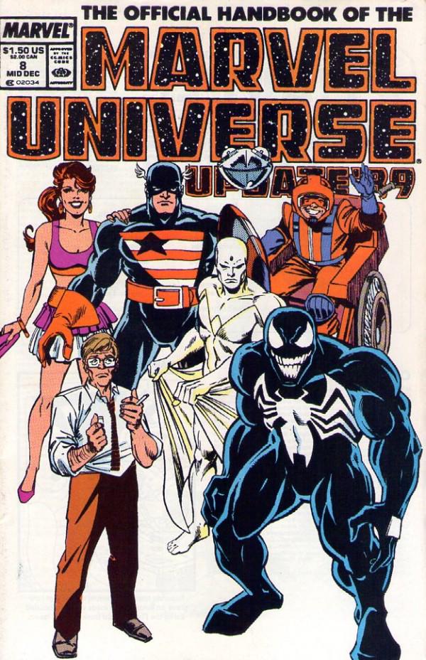 The Official Handbook of the Marvel Universe - Update 89 [Newsstand] #8 (1989) Comic Books Official Handbook of the Marvel Universe Update '89