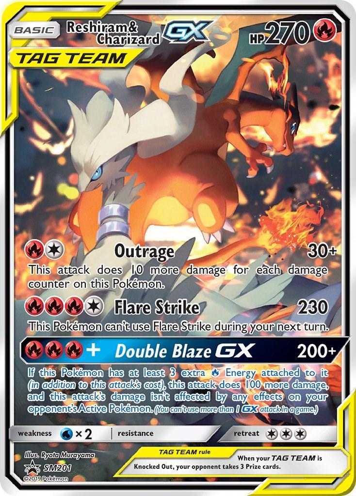 Reshiram & Charizard GX #SM201 Pokemon Promo