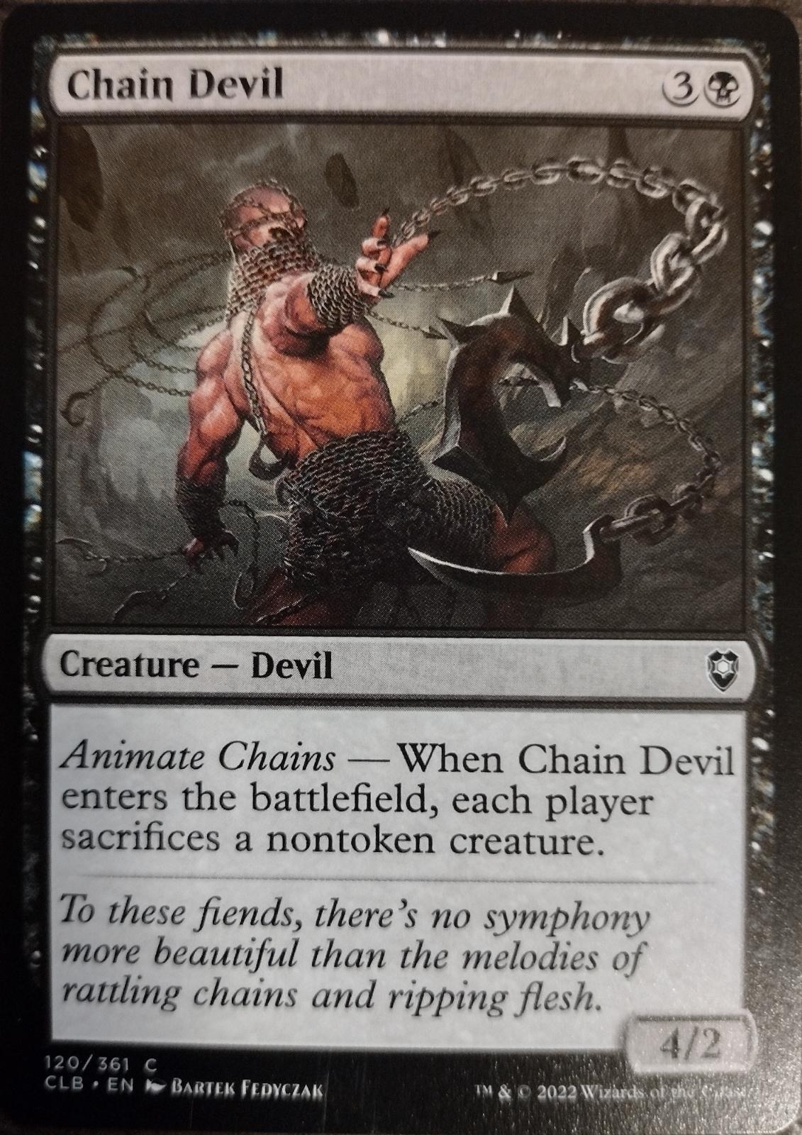 Chain Devil #120 Magic Commander Legends: Battle for Baldur's Gate