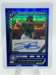 Tyler Soderstorm [Blue] Baseball Cards 2023 Panini Donruss Signature Series Prices
