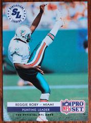 Reggie Roby Football Cards 1992 Pro Set Prices
