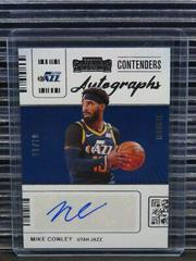 Mike Conley Basketball Cards 2021 Panini Contenders Contenders Autographs Prices