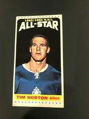 Tim Horton [All Star] Hockey Cards 1964 Topps Prices