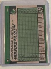 Back | Julio Rodriguez [Chrome] Baseball Cards 2021 Bowman 1991