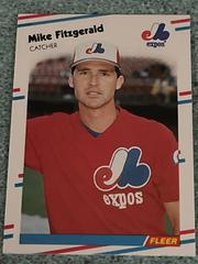 Mike Fitzgerald #182 Baseball Cards 1988 Fleer Prices