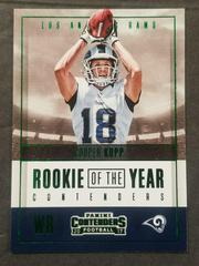 Cooper Kupp [Emerald] #RY-26 Football Cards 2017 Panini Contenders Rookie of the Year Prices