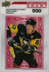 Sidney Crosby [500] #PC-12 Hockey Cards 2023 Upper Deck Population Count Prices