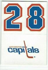 Washington Capitals #30 Hockey Cards 1986 Topps Stickers Prices