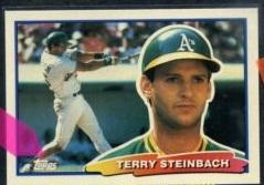 Terry Steinbach [White Logo] #39 Baseball Cards 1988 Topps Big Prices