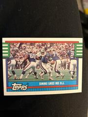 Phil Simms, Otis Anderson [Disclaimer Back] Football Cards 1990 Topps Prices