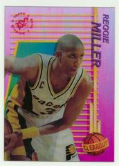 REGGIE MILLER Basketball Cards 1994 Stadium Club Clear Cut Prices