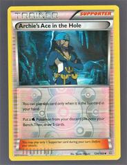 Archie's Ace in the Hole [Reverse Holo] Pokemon Primal Clash Prices