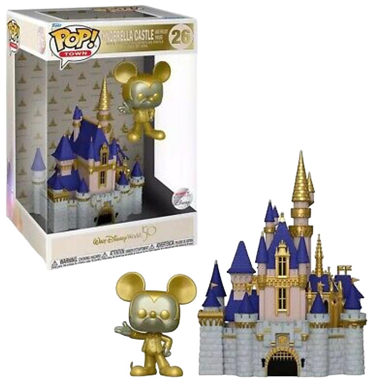 Cinderella Castle and Mickey Mouse [Gold Mickey] #26 Funko POP Town