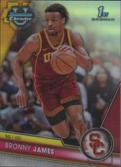 Bronny James [Refractor] #95 Basketball Cards 2023 Bowman Chrome University Prices
