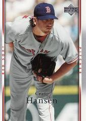 Craig Hansen Baseball Cards 2007 Upper Deck Prices