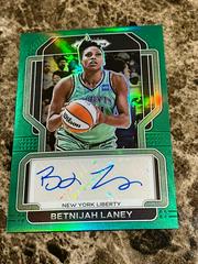 Betnijah Laney [Green] Basketball Cards 2022 Panini Prizm WNBA Signatures Prices