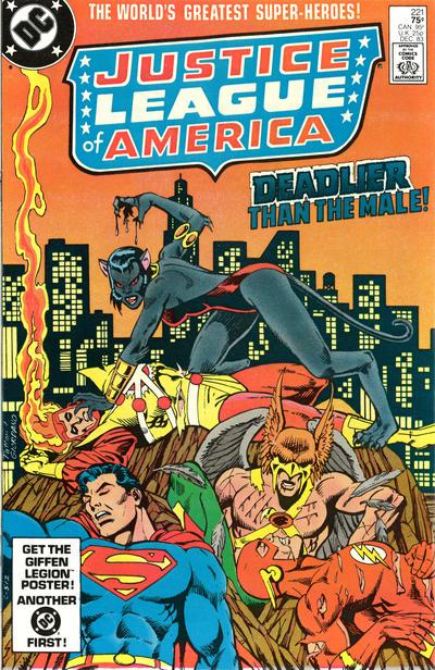 Justice League of America #221 (1983) Comic Books Justice League of America