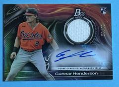 Gunnar Henderson Baseball Cards 2023 Bowman Platinum Pieces Autograph Relics Prices