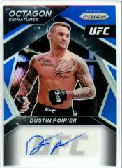 Dustin Poirier [Blue] #OS-DPR Ufc Cards 2021 Panini Prizm UFC Octagon Signatures Prices