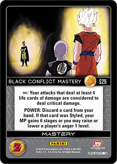 Black Conflict Mastery [High Tech Foil] S25 Dragon Ball Z Awakening