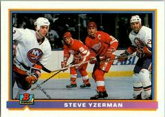 Steve Yzerman #42 Hockey Cards 1991 Bowman Prices
