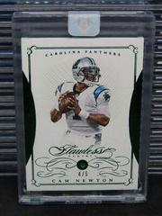 Cam Newton [Emerald] Football Cards 2015 Panini Flawless Prices