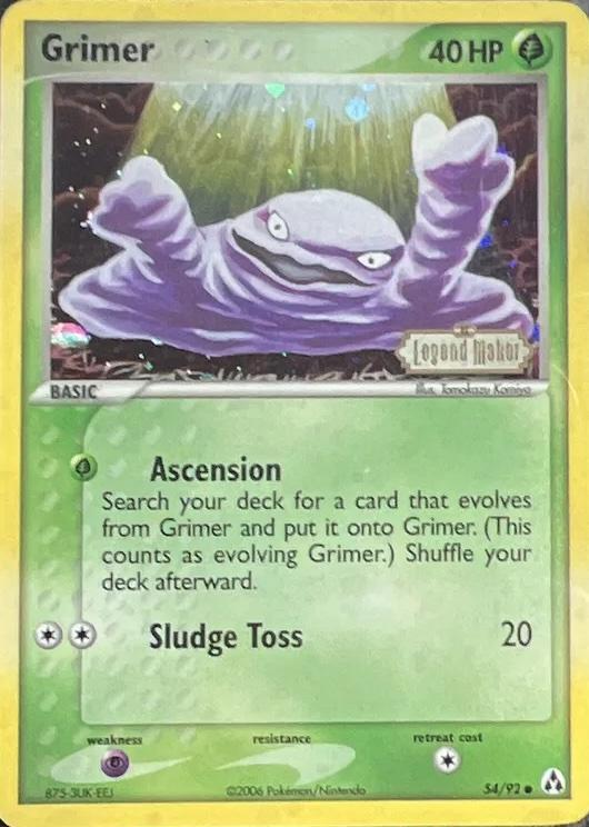 Grimer [Reverse Holo] #54 Pokemon Legend Maker