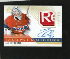 Zachary Fucale [Limited Autograph Patch] #227 Hockey Cards 2015 SP Authentic Prices