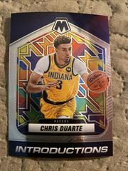 Chris Duarte Basketball Cards 2021 Panini Mosaic Introductions Prices