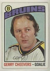 Gerry Cheevers #120 Hockey Cards 1976 Topps Prices