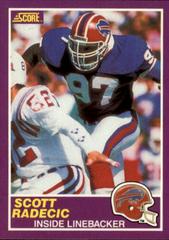 Scott Radecic #393S Football Cards 1989 Panini Score Supplemental Prices