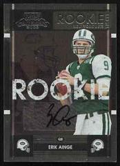 Erik Ainge [Autograph] #136 Football Cards 2008 Playoff Contenders Prices