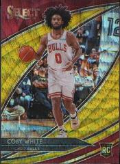 Coby White [Gold Wave] Basketball Cards 2019 Panini Select Prices