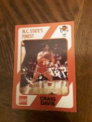 Craig Davis #73 Basketball Cards 1989 Collegiate Collection North Carolina State Prices
