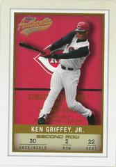 Ken Griffey Jr Baseball Cards 2002 Fleer Authentix Prices