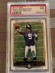 Teddy Bridgewater [Throwing Arm Out Orange] #367 Football Cards 2014 Topps Prices