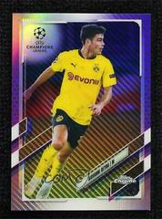 Giovanni Reyna [Purple Carbon Fiber] Soccer Cards 2020 Topps Chrome UEFA Champions League Prices