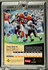 Back Of Card | Terrell Davis Football Cards 1995 SP