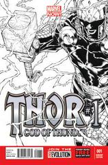 Thor: God of Thunder [Quesada Sketch] #1 (2012) Comic Books Thor: God of Thunder Prices