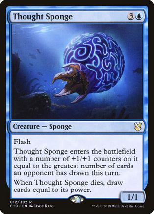 Thought Sponge Magic Commander 2019