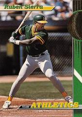 Ruben Sierra Baseball Cards 1993 Stadium Club Athletics Prices