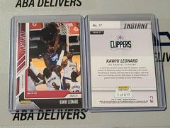 Kawhi Leonard #17 Basketball Cards 2020 Panini Instant Prices