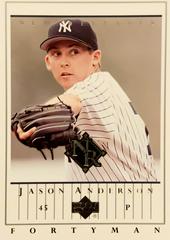 Jason Anderson #879 Baseball Cards 2003 Upper Deck 40 Man Prices