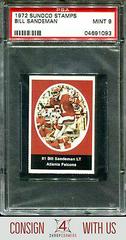 Bill Sandeman Football Cards 1972 Sunoco Stamps Prices