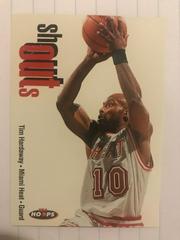 Tim Hardaway #9 Basketball Cards 1998 Hoops Shout Outs Prices