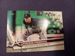 Freddie Freeman #141 Baseball Cards 2017 Topps Holiday Prices