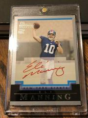 Eli Manning [Autograph Red] #111 Football Cards 2004 Bowman Prices