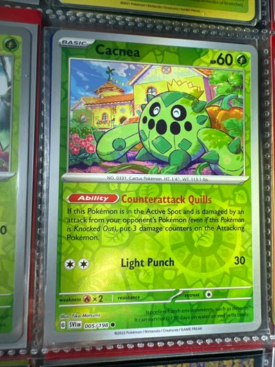 Cacnea [Reverse Holo] #5 photo