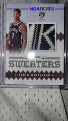 Dariq Whitehead #RSW-DWT Basketball Cards 2023 Panini Hoops Rookie Sweaters Prices