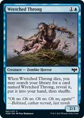 Wretched Throng [Foil] #91 Magic Innistrad: Crimson Vow Prices